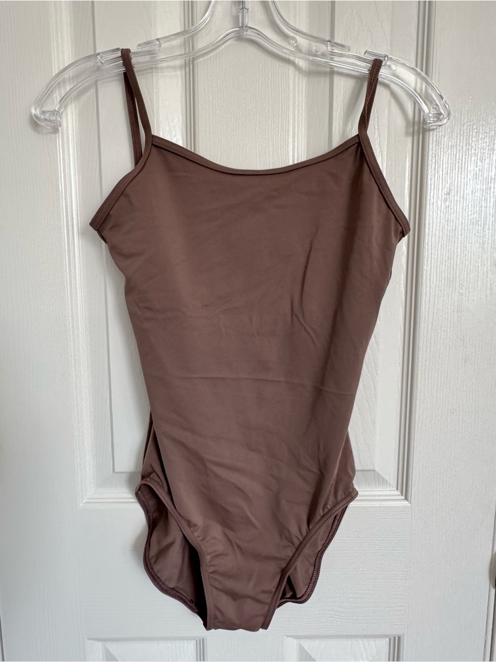 balera Mocha Spaghetti-Strap Dance Leotard